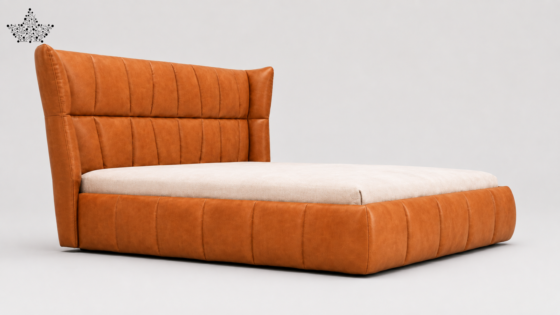 Caramel Crown Bed