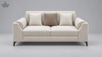 Luxe Ribbed Sofa Set