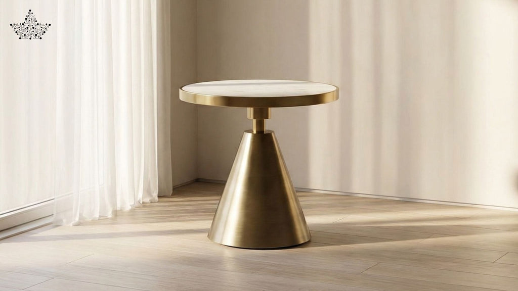 Alfa Gold Side Table