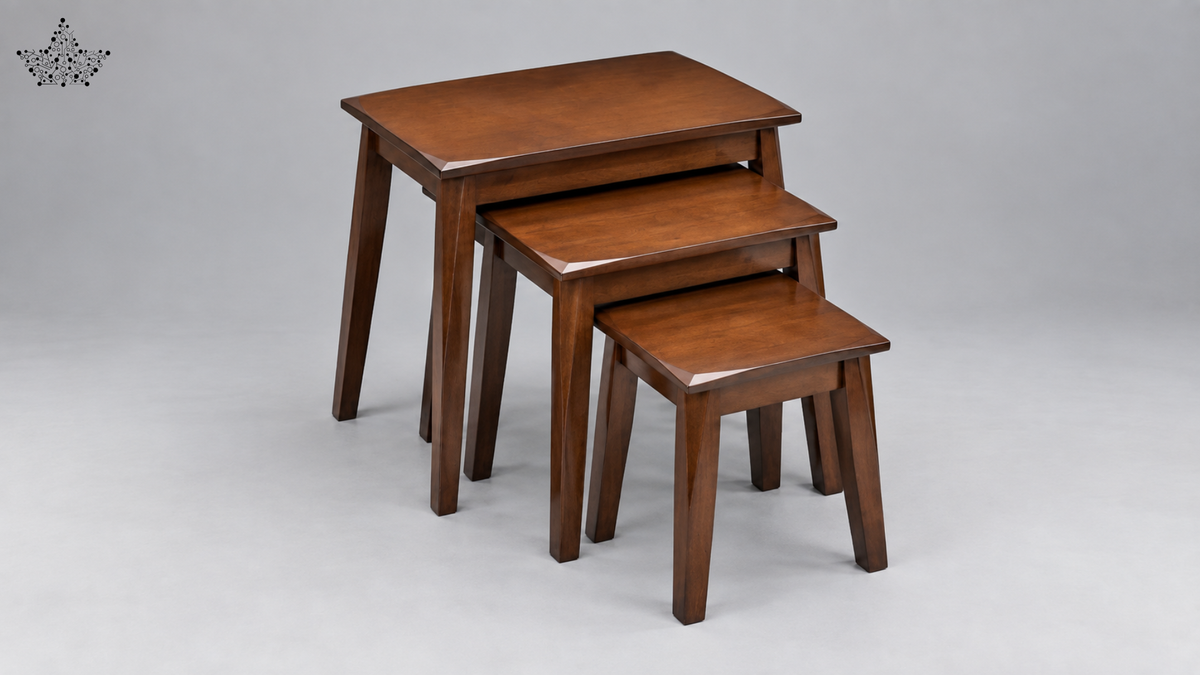 Arden Wooden Nesting Tables – Set of 3
