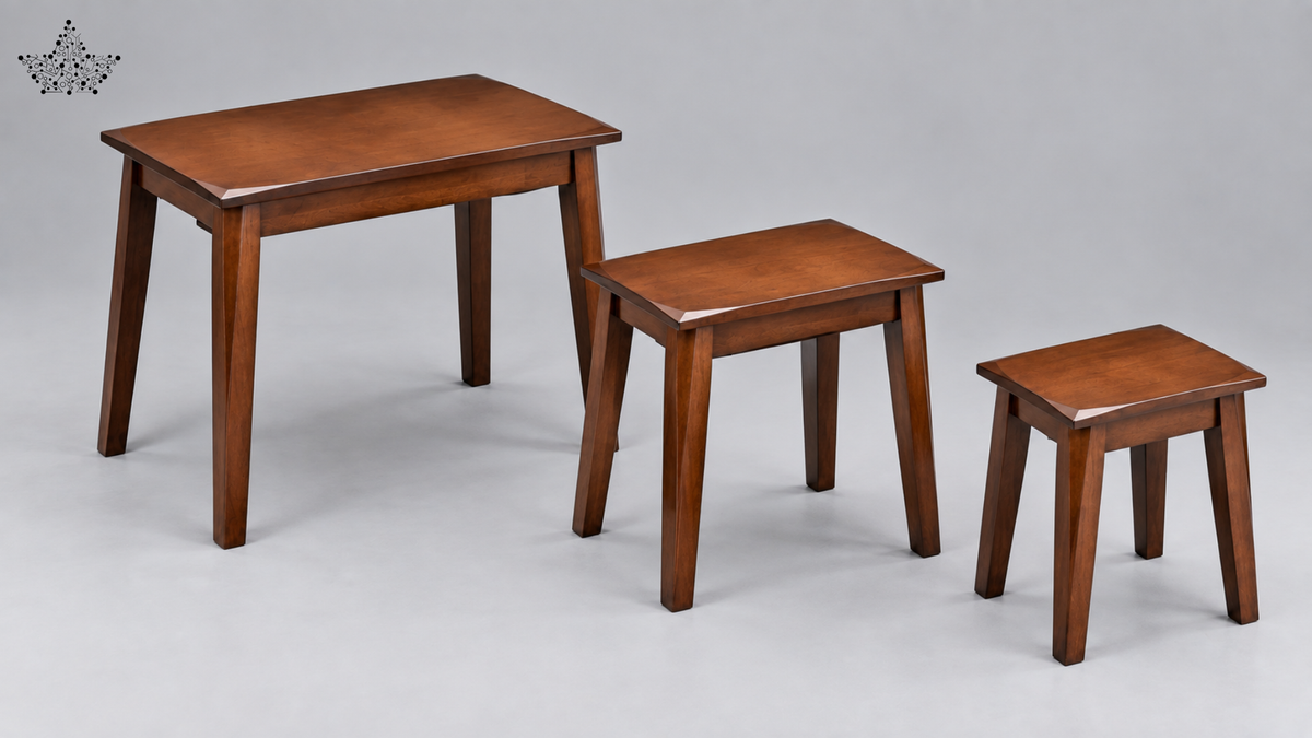 Arden Wooden Nesting Tables – Set of 3