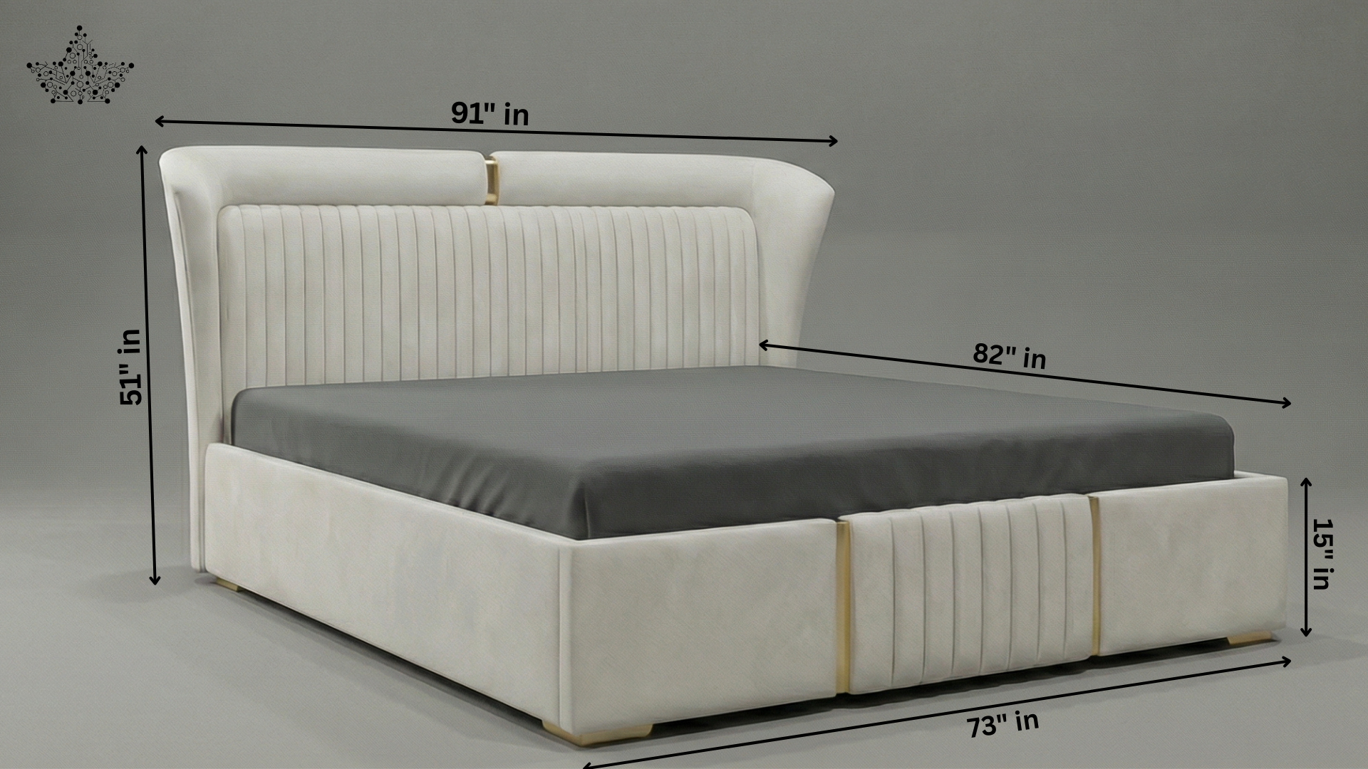 Wing Curve Bed