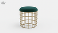 Emerald Cage Pouf