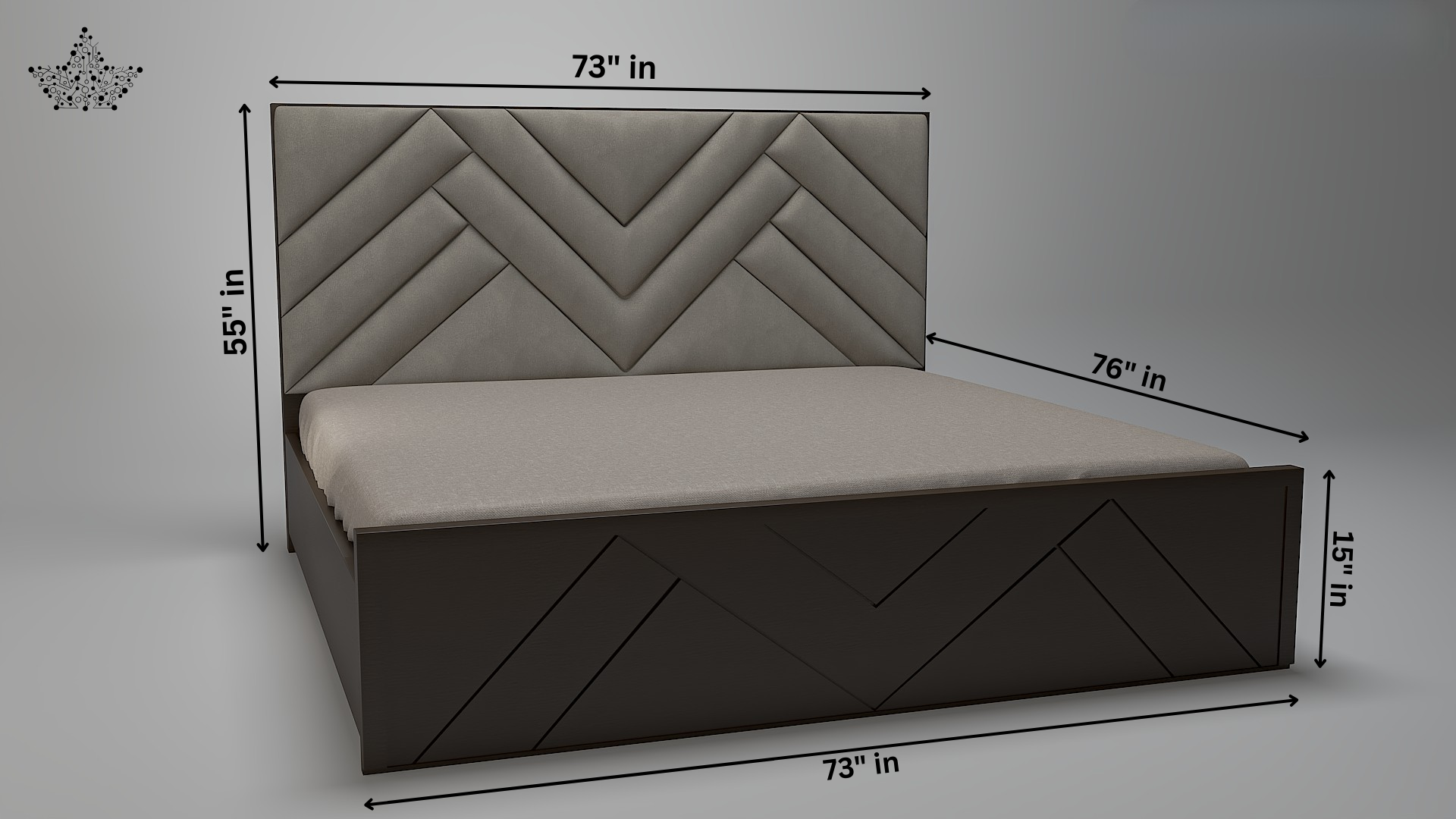 M Cushion Bed | Ardas Interior