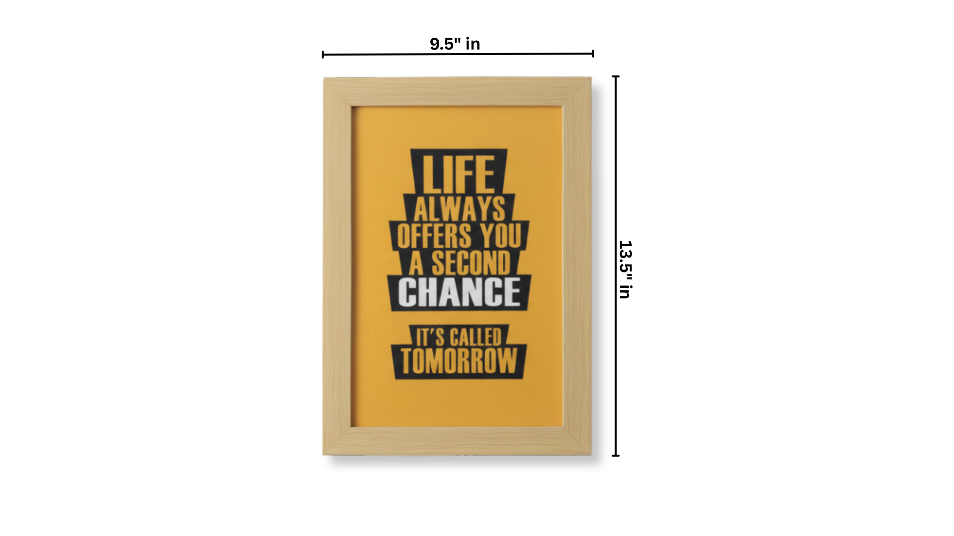 Motivational Quote Framed Wall Art