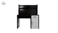 Brook Engineered Wood Study Table Darkwood