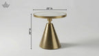 Alfa Gold Side Table