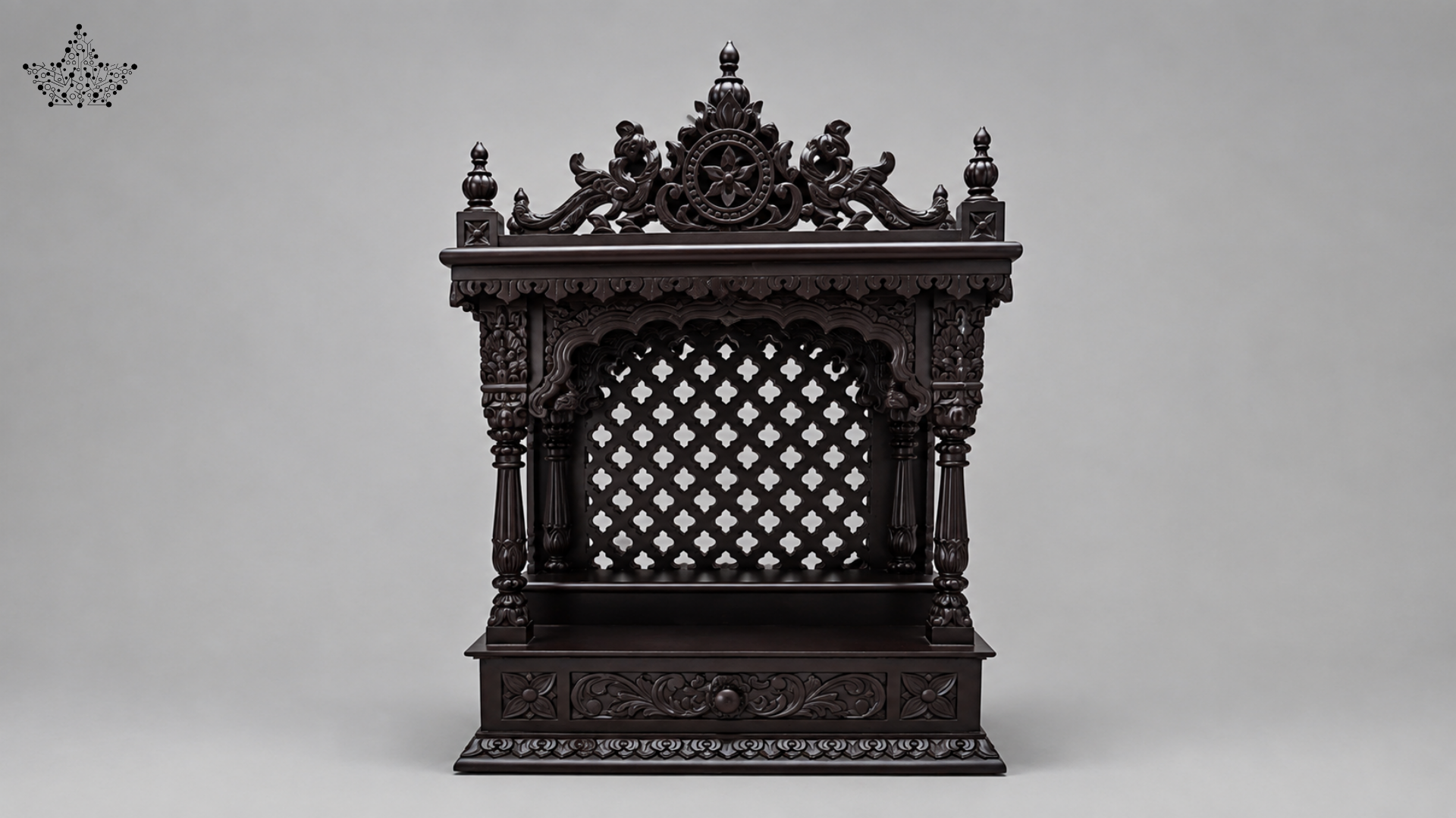 Black Crown Pooja Mandir