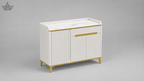 Ivory Gold Cabinet