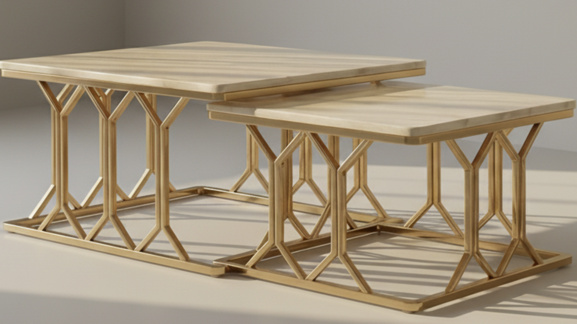 Italian Style Nested Center Table | Ardas Interior