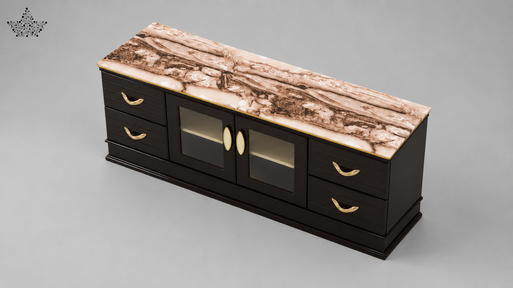 Darkwood Luxe Tv Unit