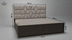 Diamond cut bed | Ardas Interior