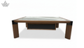 Allen Wooden Marble Top Center Table