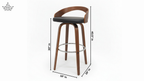 Arco Swivel Bar Stool