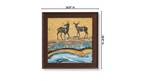 Twin Stags at Dusk Framed Wall Art