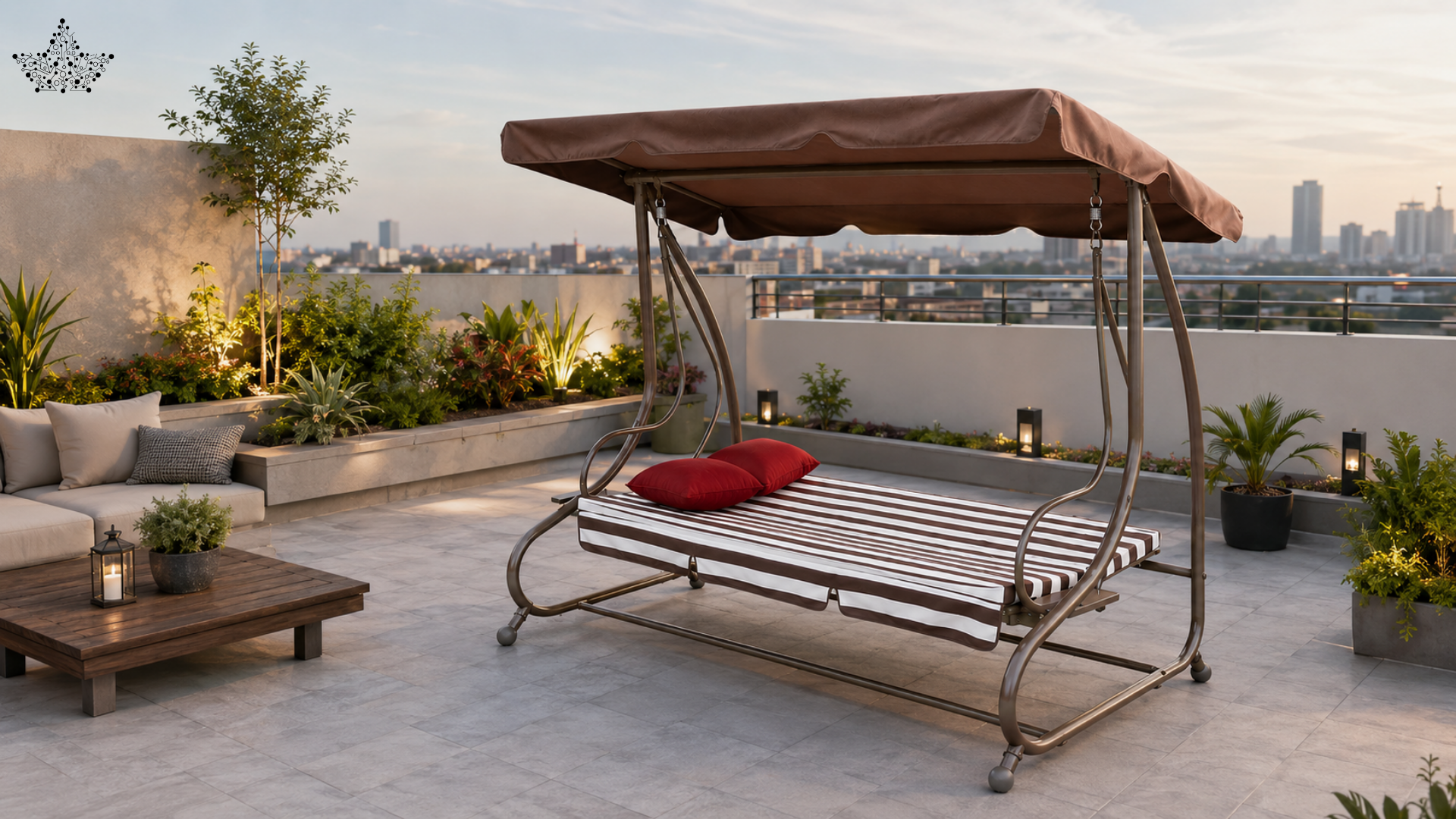 Marbella 3- Seater Swing