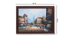 Parisian Street Scene Oil-Style Framed Wall Art