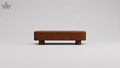 Curved Walnet Centre Table