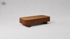Curved Walnet Centre Table