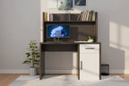 Brook Engineered Wood Study Table Darkwood