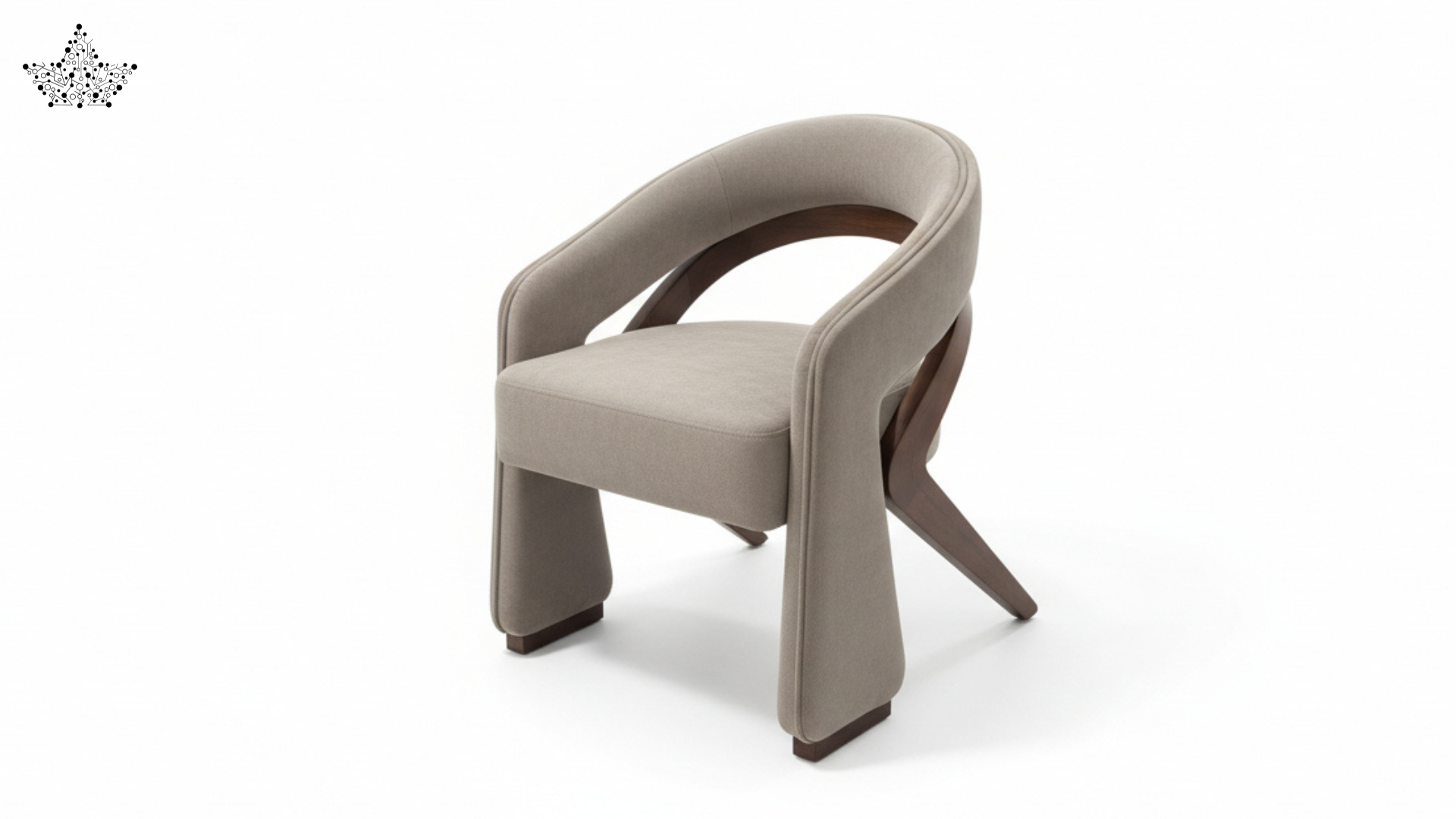 Arc Open Back Arm Chair