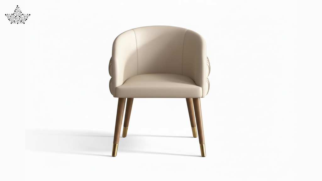 Cream Barrel Dining Chair