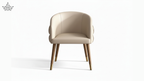 Cream Barrel Dining Chair