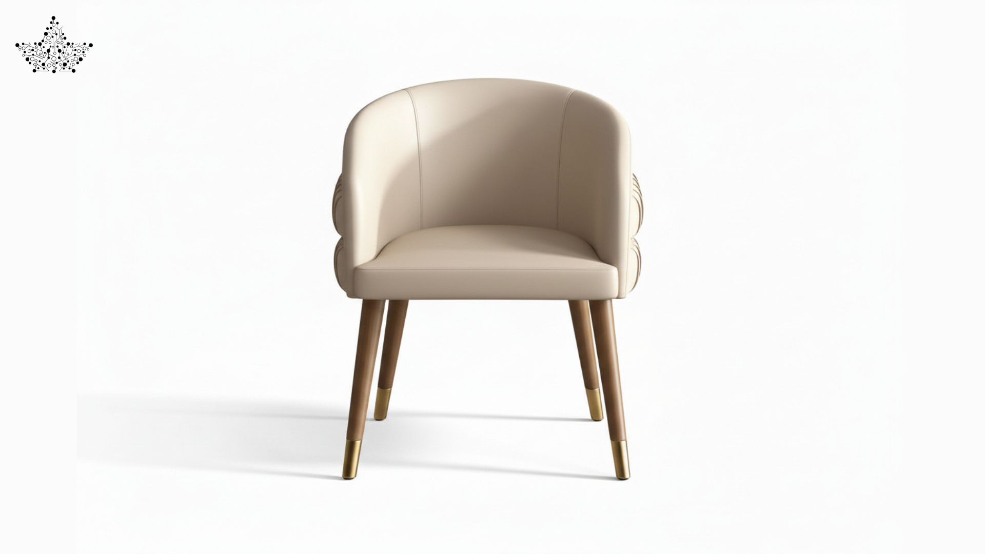 Cream Barrel Dining Chair