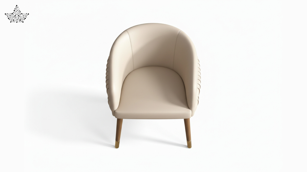 Cream Barrel Dining Chair