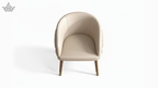 Cream Barrel Dining Chair