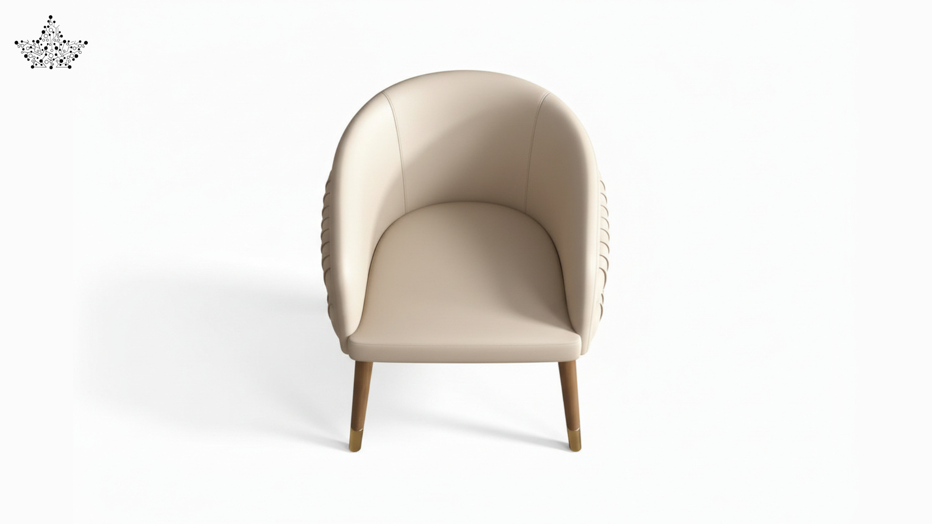Cream Barrel Dining Chair