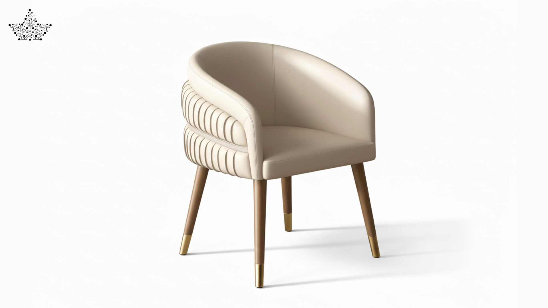 Cream Barrel Dining Chair