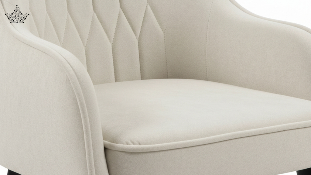 Diamond Tufted Cafe Armchair