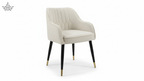 Diamond Tufted Cafe Armchair