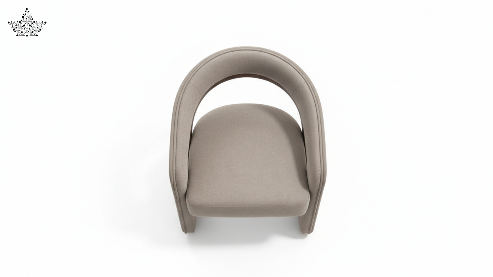 Arc Open Back Arm Chair