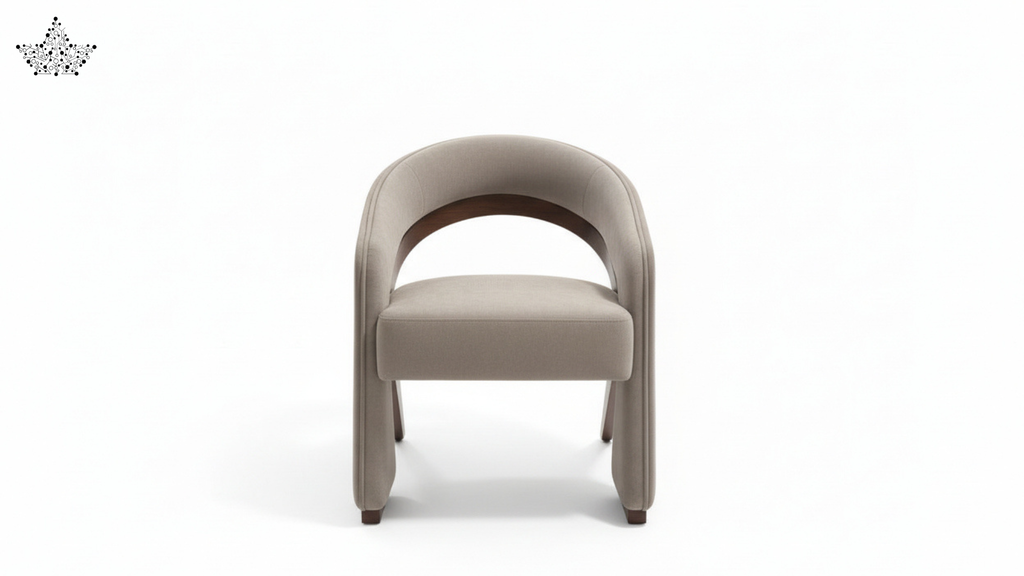 Arc Open Back Arm Chair