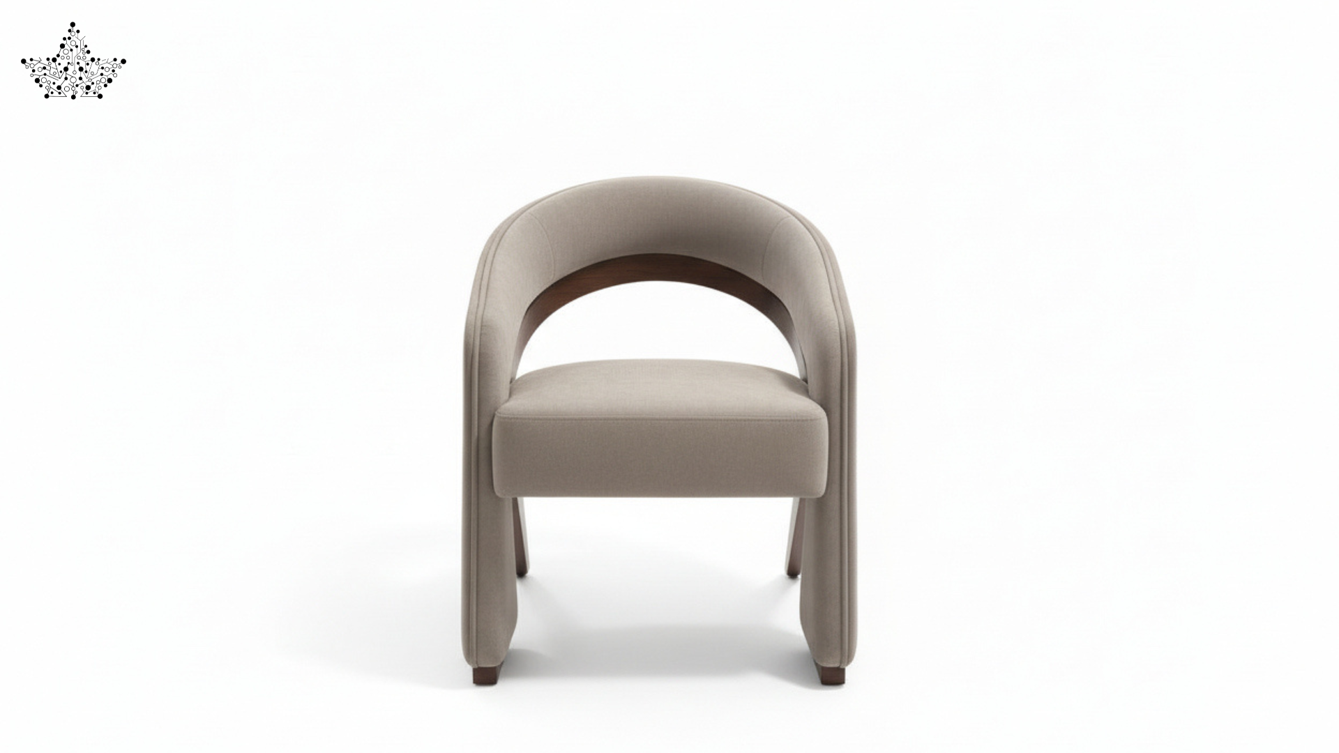 Arc Open Back Arm Chair
