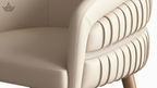 Cream Barrel Dining Chair