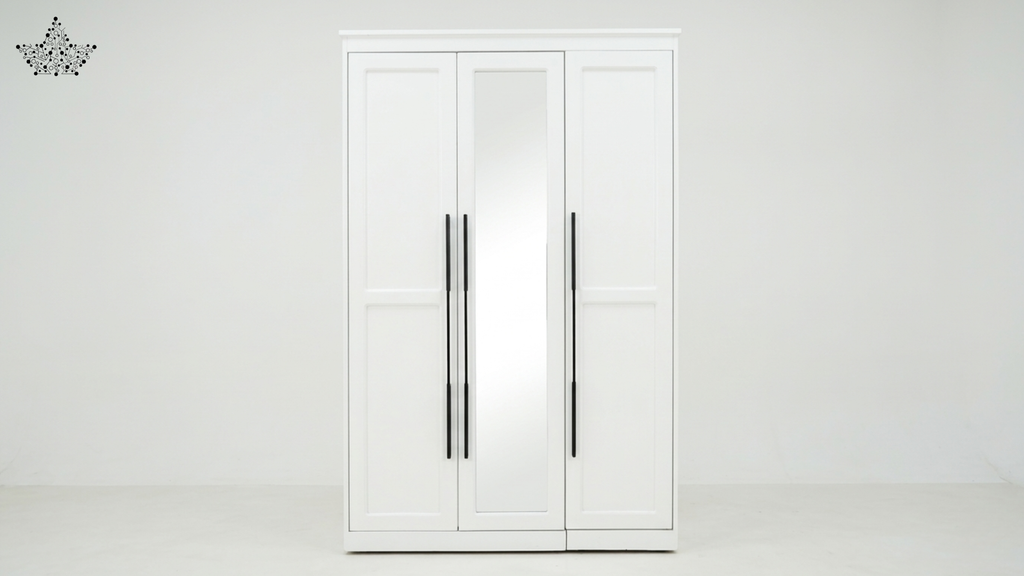 White Verona Almirah