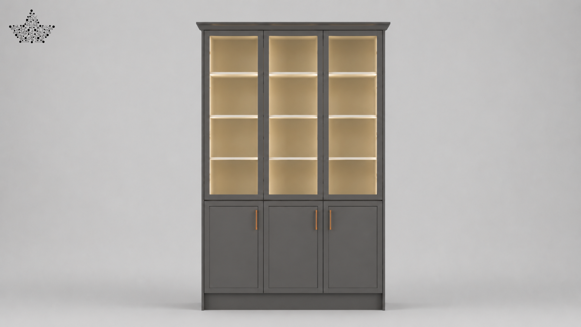 Nordic Glass Cabinet