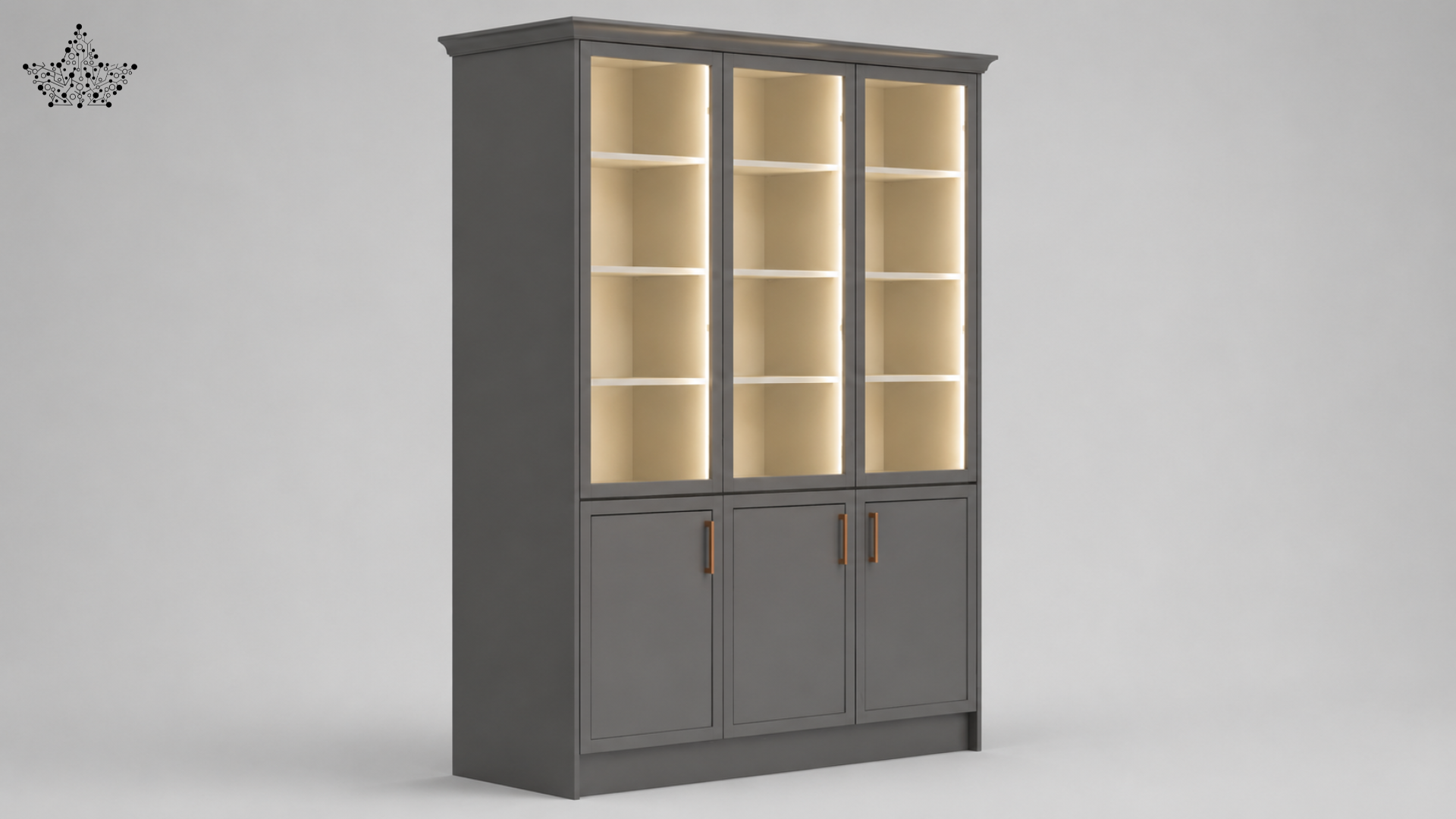 Nordic Glass Cabinet