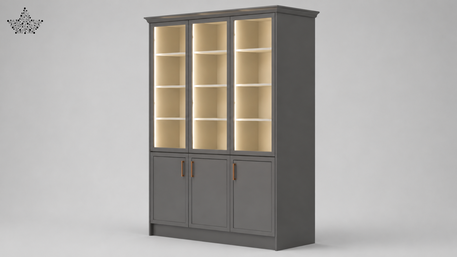 Nordic Glass Cabinet