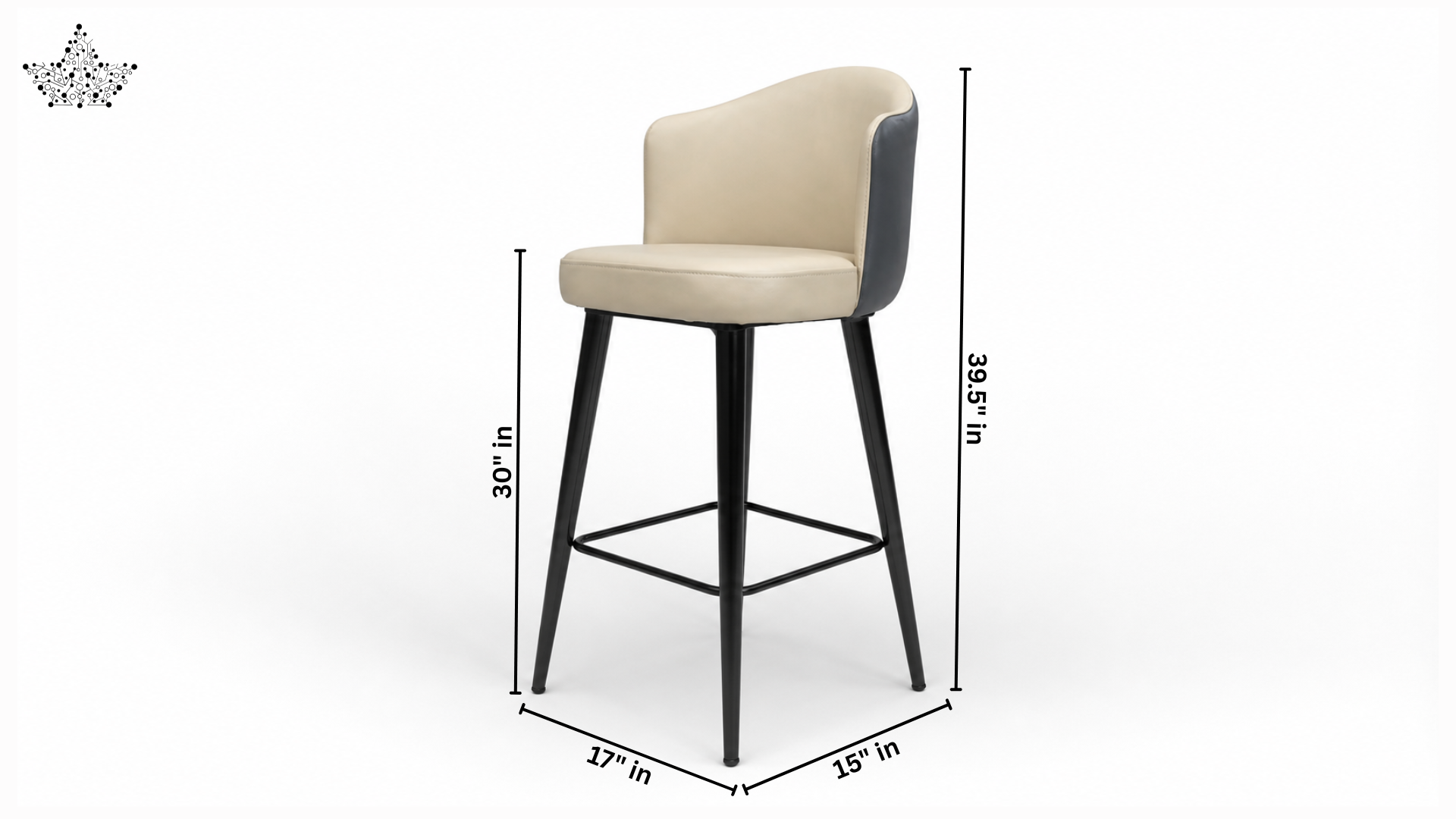 Cleo Upholstered Bar Chair