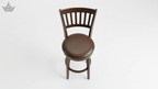 Wooden H. Stool
