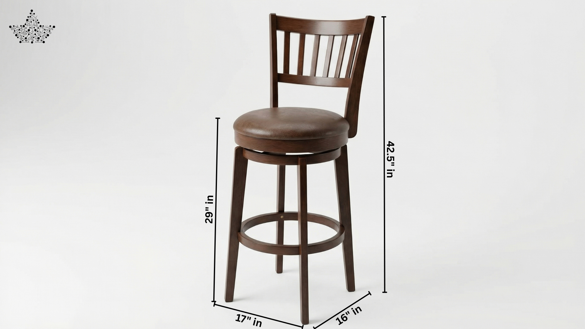 Wooden H. Stool