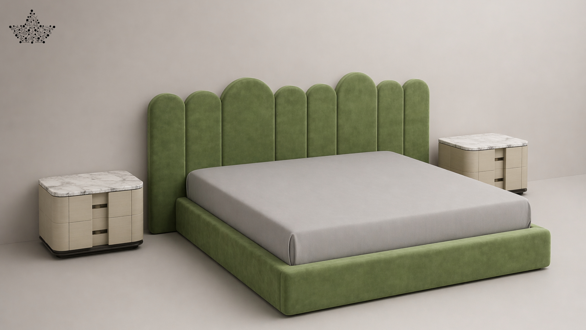 Sage Arch Bed