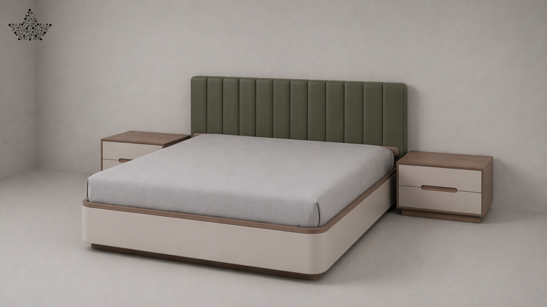 Olive Channel Bed