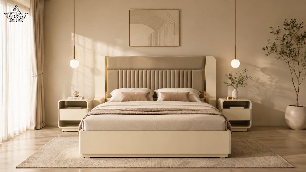 Aurelius Luxury Bed with Side Tables