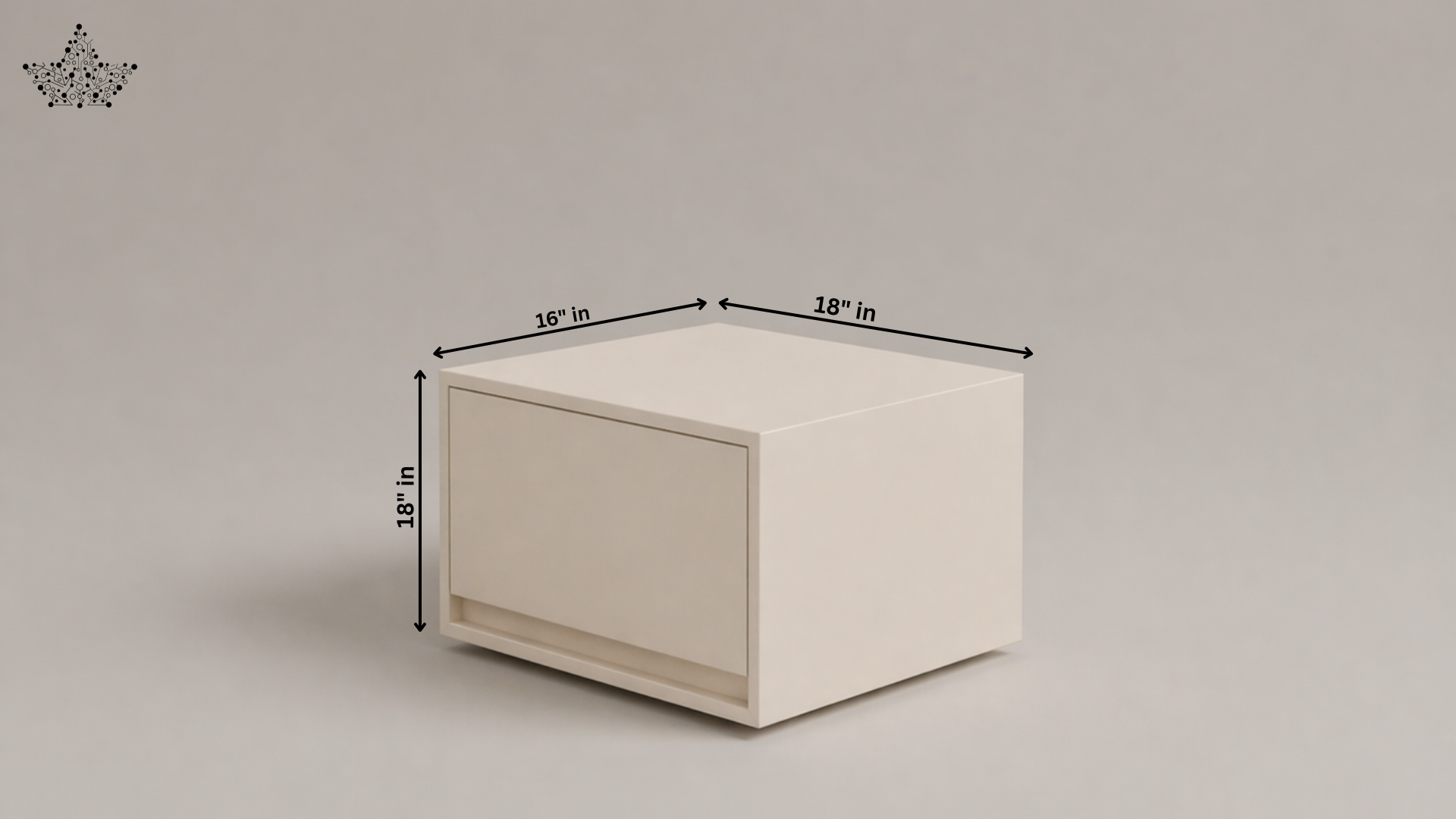 Alba Bedside Table