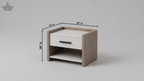 Channel Bedside Table